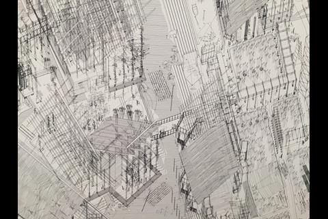 Farshid Moussavi's architecture rooms at the Royal Academy's Summer Exhibition 2017